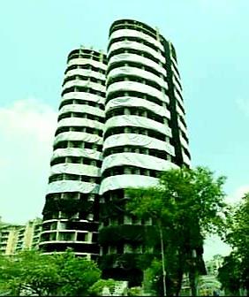 This image has an empty alt attribute; its file name is noida-towers1.jpg